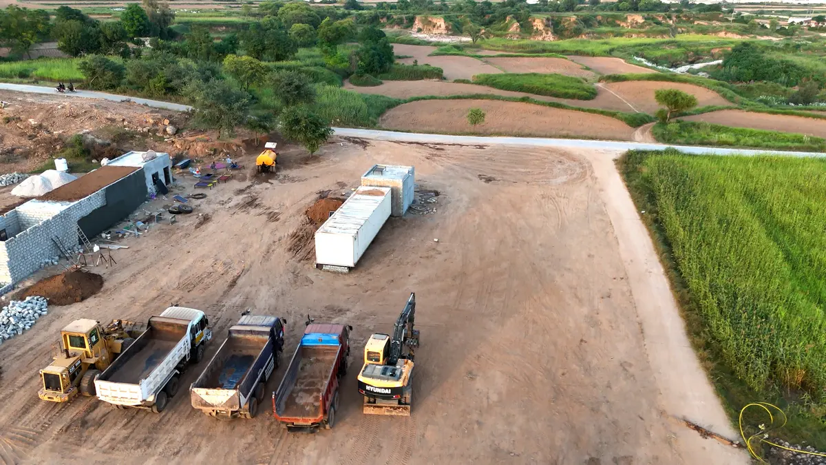 Capital Smart City Phase 3 – The heavy machines at development work